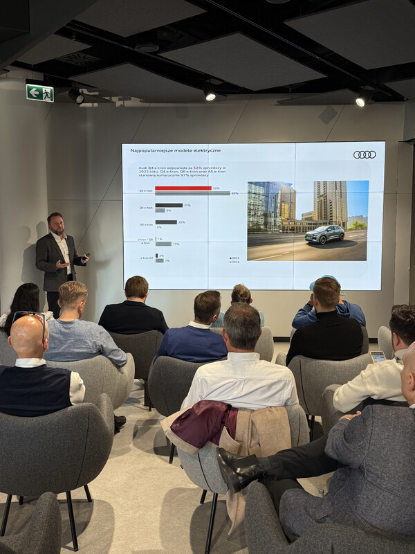 Elektryfikacja nabiera tempa. Audi i Polskie Stowarzyszenie Nowej Mobilności o kondycji rynku pojazdów elektrycznych w Polsce